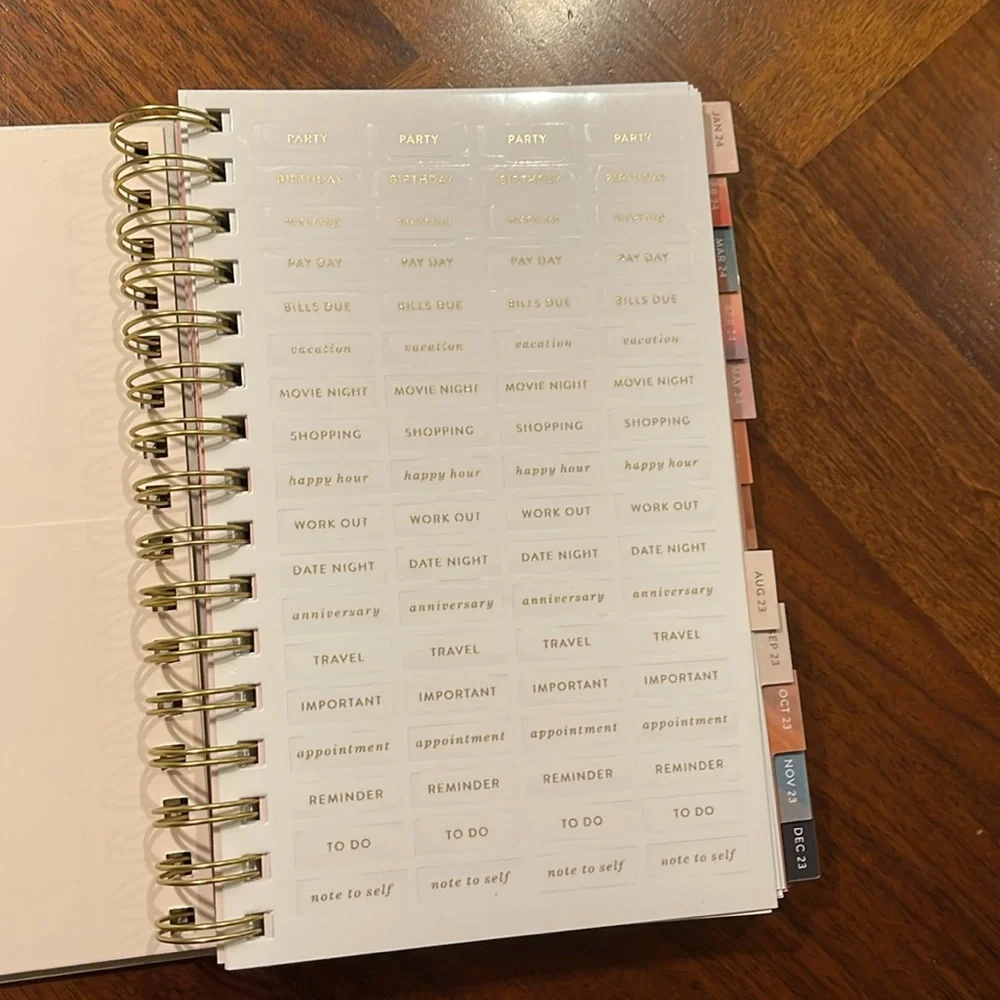 NEW FRINGE 2024 AGENDA AND PLANNER - LET JOY IN AGAIN AND AGAIN!